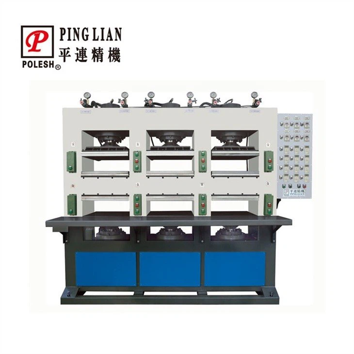 double layer top oil sylinder insole press machine